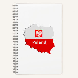 Polnische Karte iPad Luftfall Notizbuch