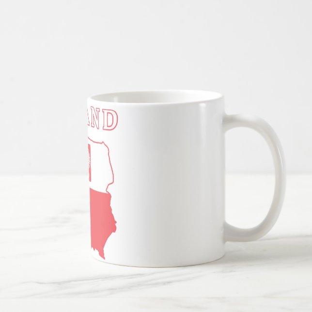 Polnische Karte mit Eagle Kaffeetasse (Rechts)