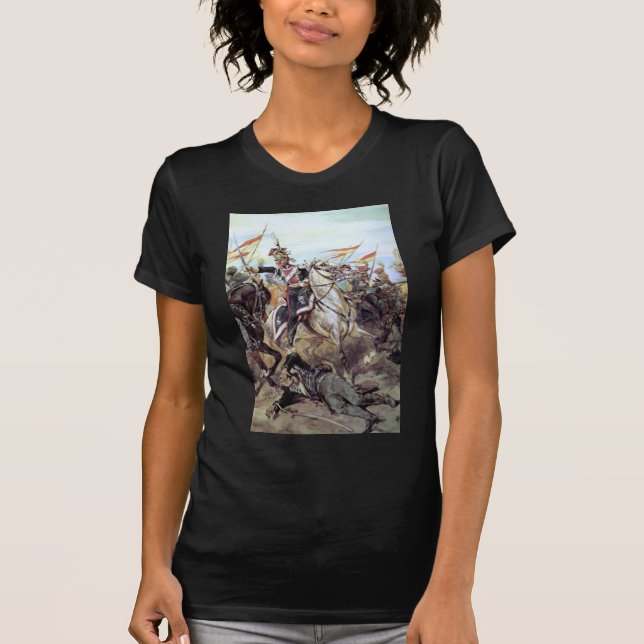 Polnische Kavallerie-Gebühr T-Shirt (Vorderseite)