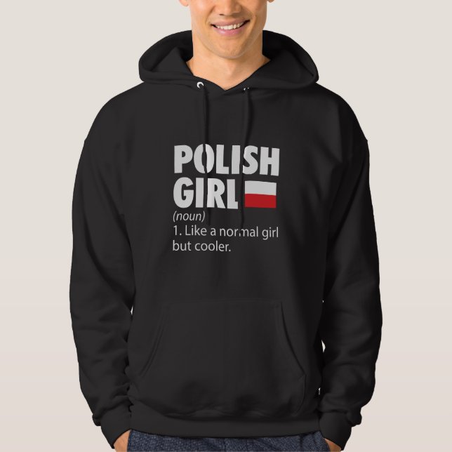 Polnische Mädchen| Polen Reisekostenerstattungen Hoodie (Vorderseite)