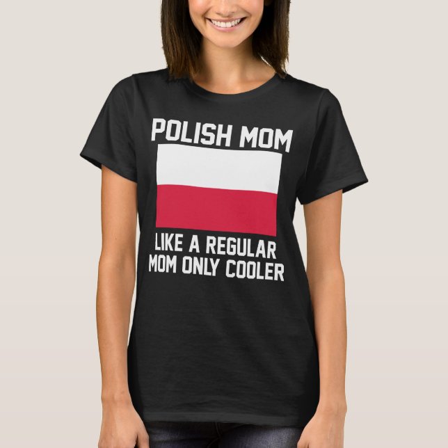 Polnische Mama T-Shirt (Vorderseite)