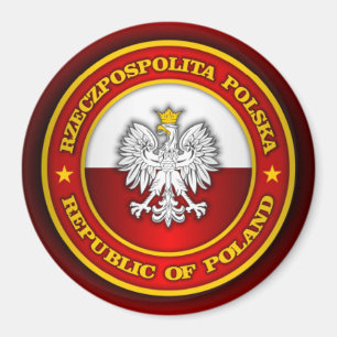 Polnische Medaille Magnet