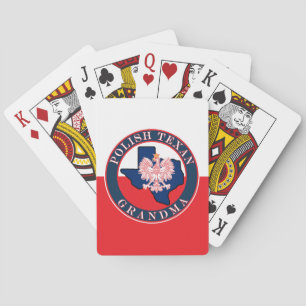 Polnische Oma-Runde Spielkarten