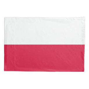 Polnische Patriotische Single-Pillowcase-Flagge Kissenbezug