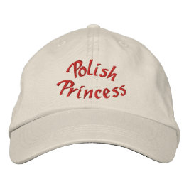 Polnische Prinzessin Niedlich Bestickte Kappe