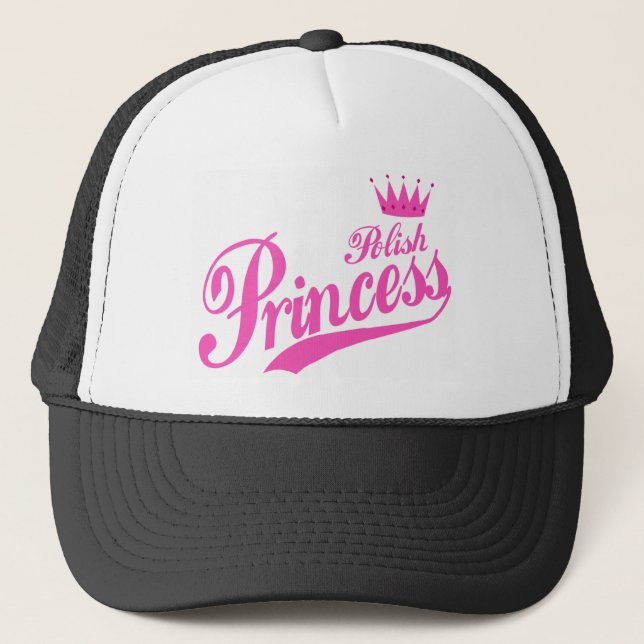 Polnische Prinzessin Truckerkappe (Vorderseite)