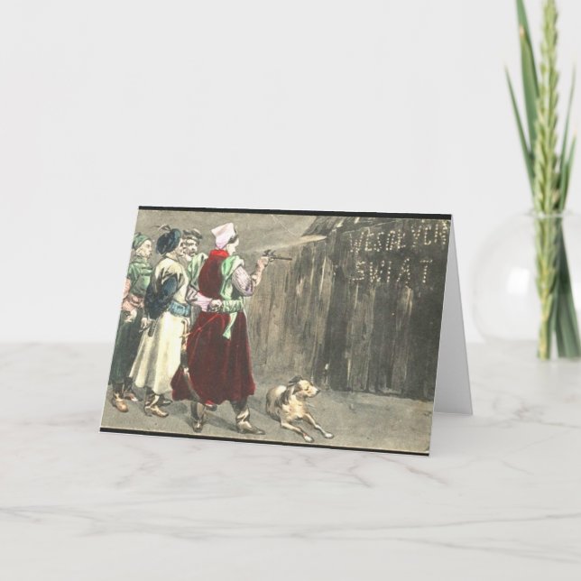 Polnische traditionelle Weihnachtskarte Feiertagskarte (Vorderseite)