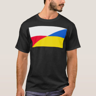 Polnische Unterstützung für die ukrainische Flagge T-Shirt