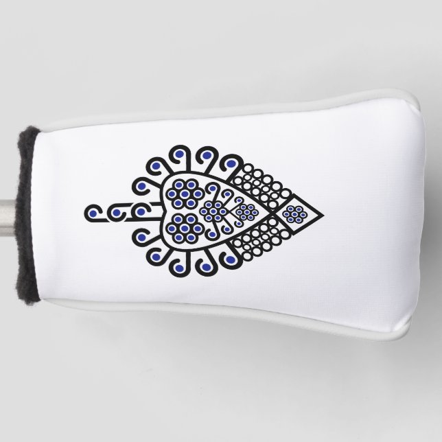 Polnische Volkskunst - Parzenica Golf Head Cover Golf Headcover (Vorderseite)
