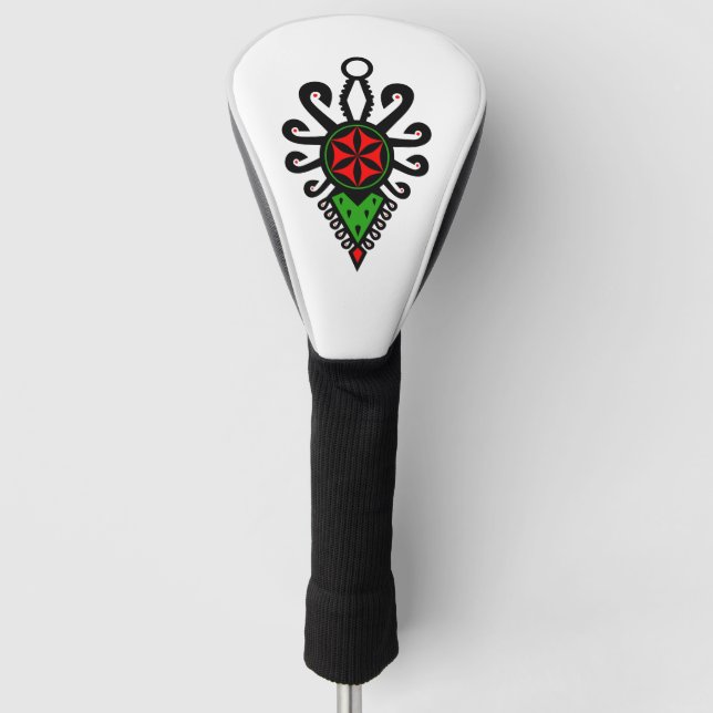 Polnische Volkskunst - Parzenica Golf Head Cover Golf Headcover (Vorderseite)