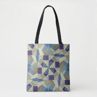 Polnische Volkskunst - Patchwork-Quilt - Handgenäh Tasche