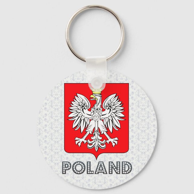 Polnische Wappen Schlüsselanhänger (Vorderseite)