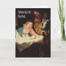 Polnische Weihnachtskarte - Boże Narodzenie
