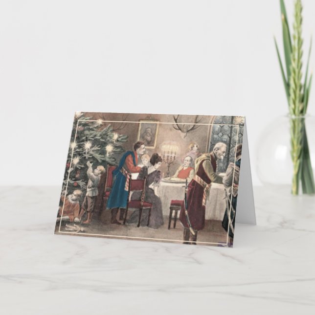 Polnische Weihnachtskarte Karte (Vorderseite)