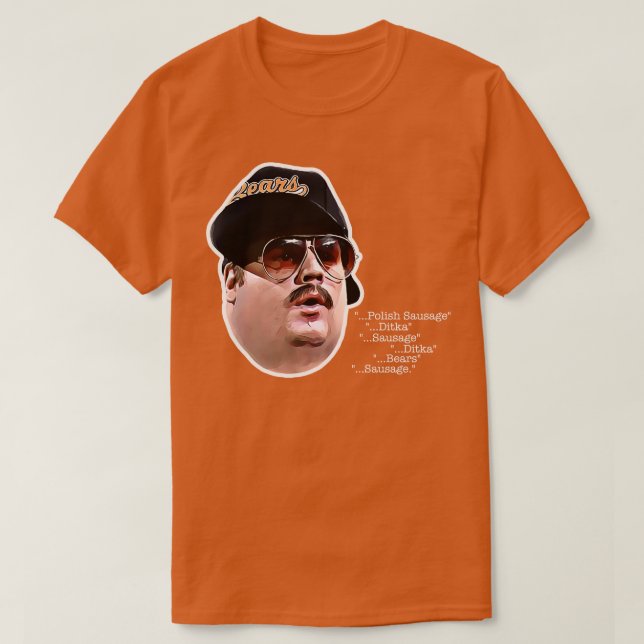 Polnische Wurstbären Ditka Wurst T-Shirt (Design vorne)