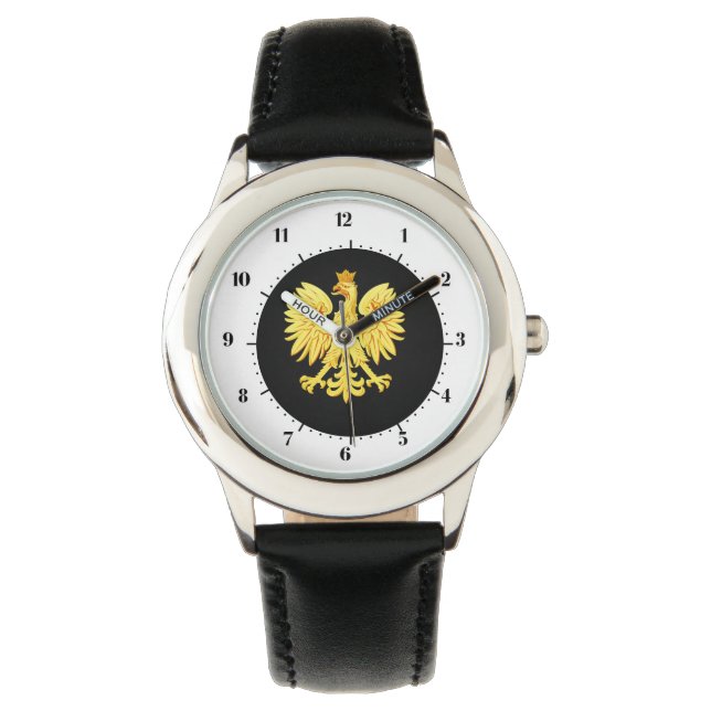 Polnischer Adler Armbanduhr (Vorderseite)