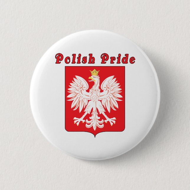 Polnischer Adler Button (Vorderseite)