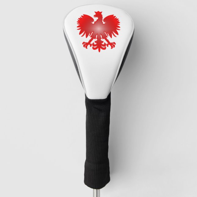 Polnischer Adler Golf Cover Headcover (Vorderseite)