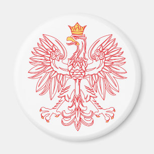 Polnischer Adler im Roten Magnet