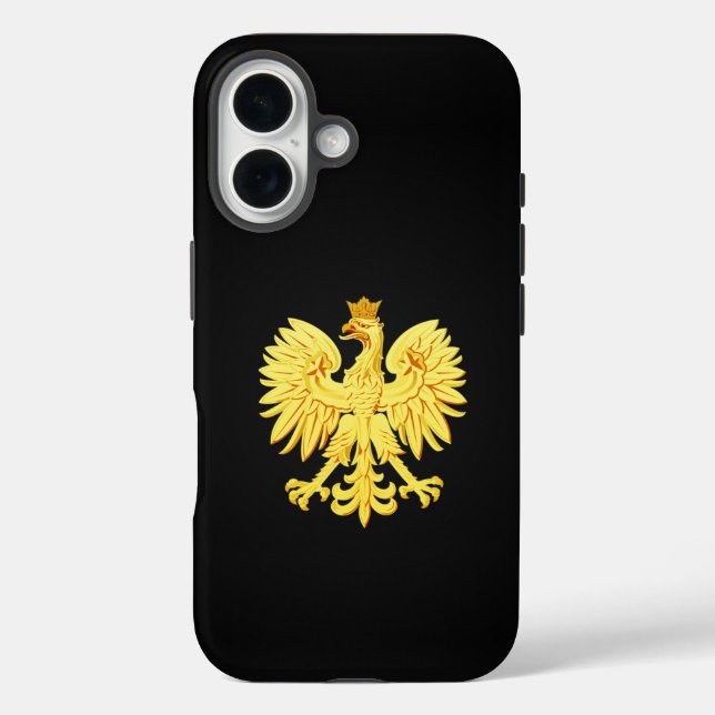 Polnischer Adler iPhone-Fall iPhone 16 Hülle (Rückseite)