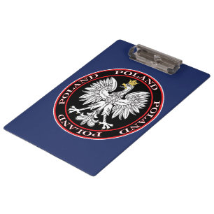 Polnischer Adler Klemmbrett