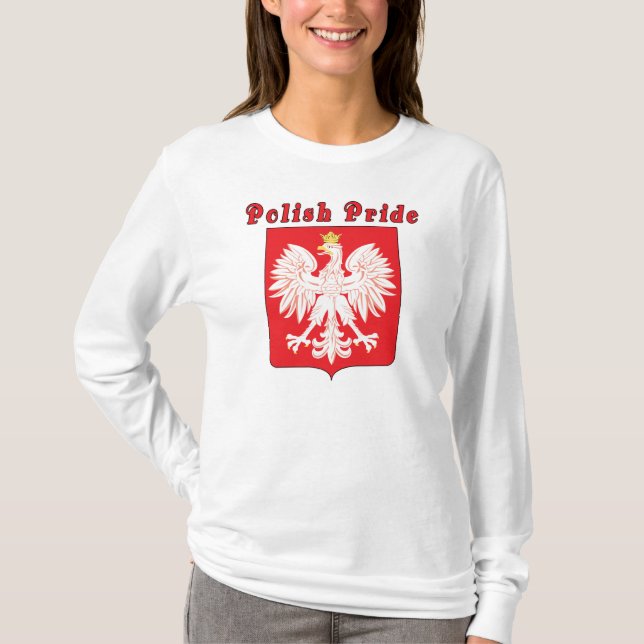 Polnischer Adler Ladys Shirt (Vorderseite)