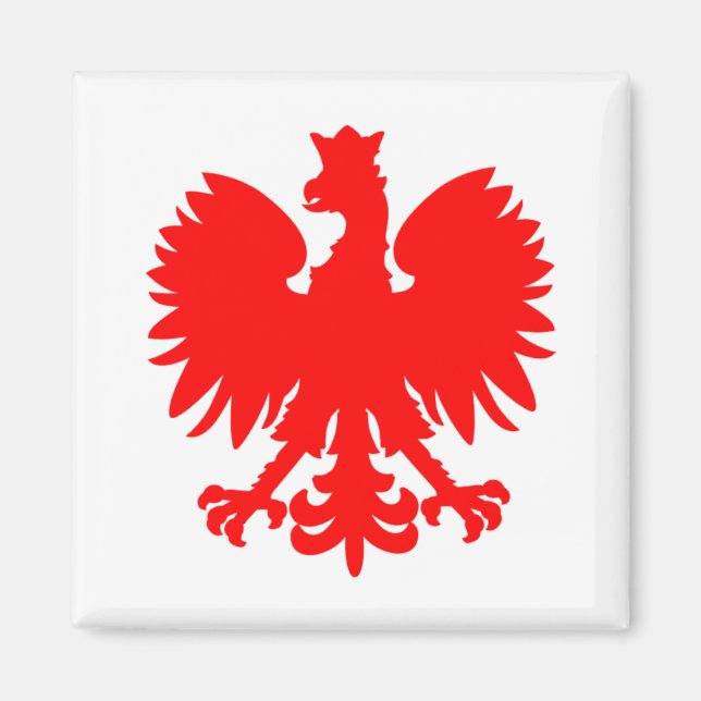 Polnischer Adler Magnet (Vorne)