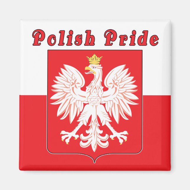 Polnischer Adler Magnet (Vorne)