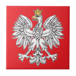 Polnischer Adler mit Goldkronen-Keramik-Fliese Fliese