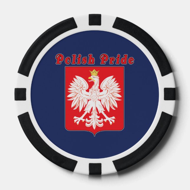 Polnischer Adler Pokerchips (Vorderseite)