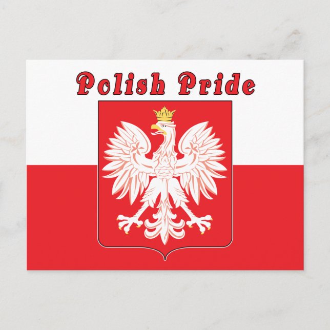Polnischer Adler Postkarte (Vorderseite)