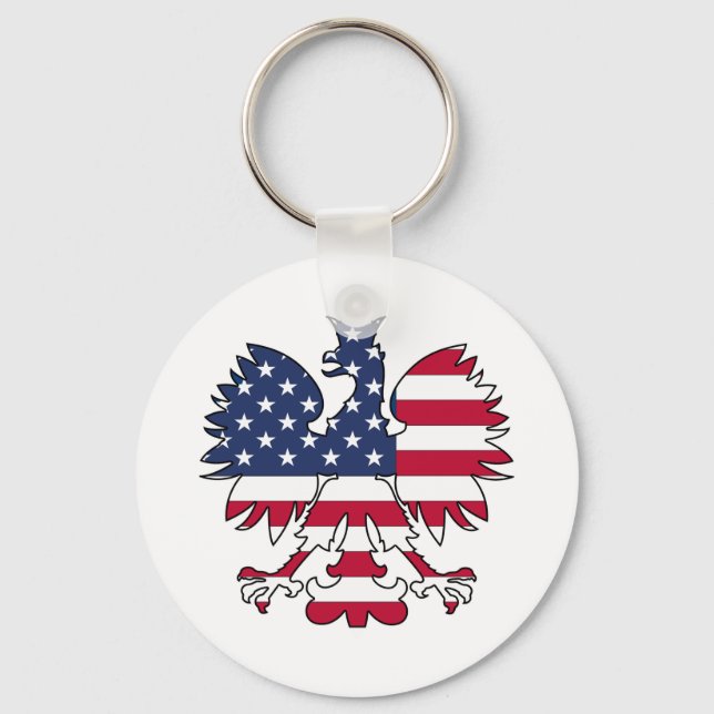 Polnischer Adler Schlüsselanhänger (Vorderseite)