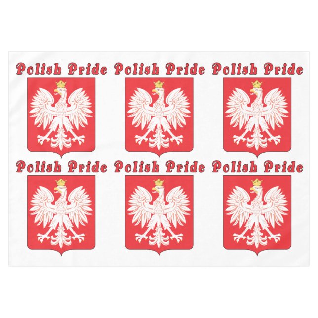 Polnischer Adler Tischdecke (Vorderseite (Horizontal))