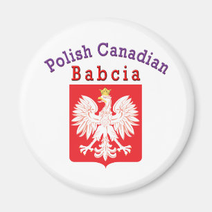 Polnischer Adlerschild Babcia Magnet