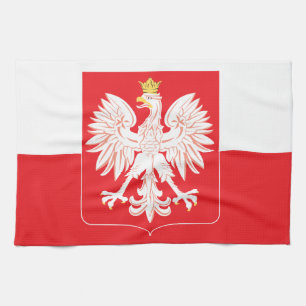 Polnischer Adlerschild Geschirrtuch