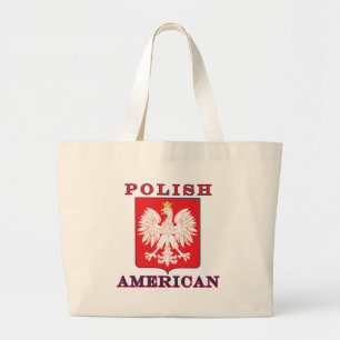 Polnischer Adlerschild Jumbo Stoffbeutel