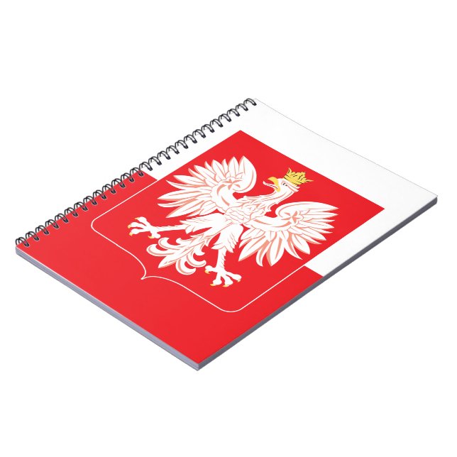 Polnischer Adlerschild Notizblock (Linke Seite)