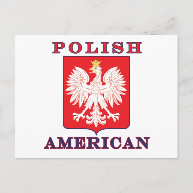 Polnischer Adlerschild Postkarte (Vorderseite)