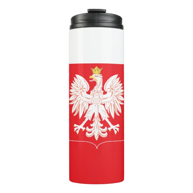 Polnischer Adlerschild Thermosbecher (Vorderseite)