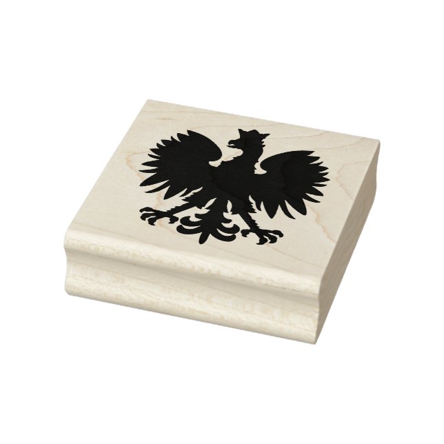 Polnischer Adlerwald-Briefmarke Gummistempel (Stempel)