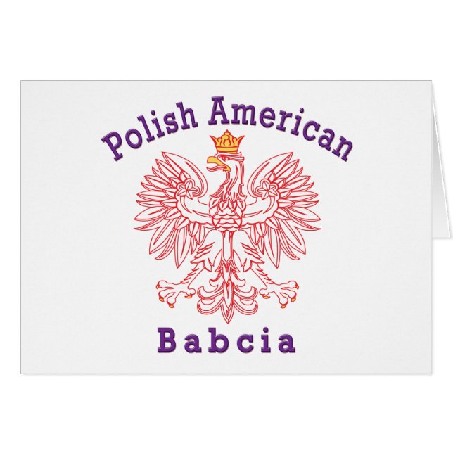 Polnischer Amerikaner Babcia (Vorderseite (Horizontal))