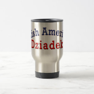 Polnischer Amerikaner Dziadek Reisebecher
