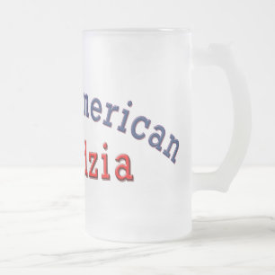 Polnischer Amerikaner Dziadzia Mattglas Bierglas