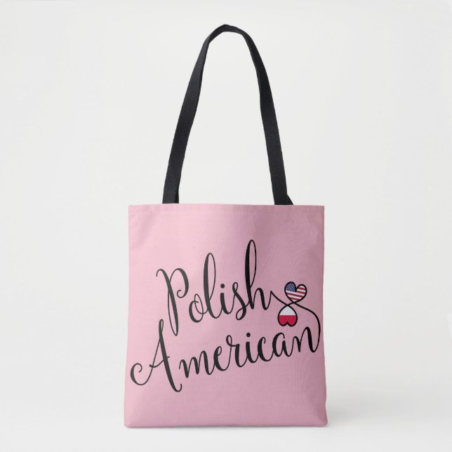 Polnischer Amerikaner - Herztotentasche Tasche (Vorderseite)