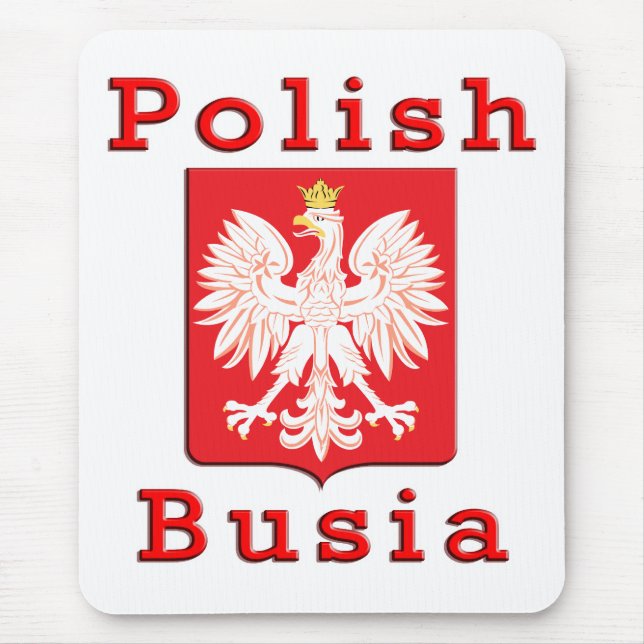 Polnischer Busia Eagle Mousepad (Vorne)