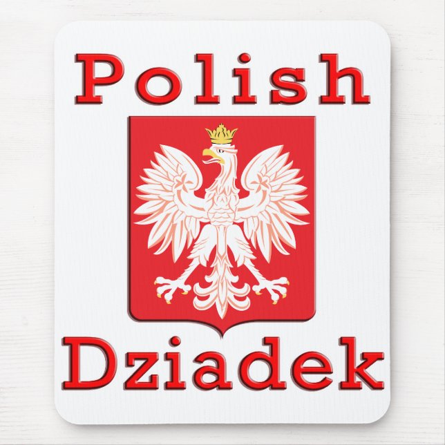Polnischer Dziadek Adler Mousepad (Vorne)