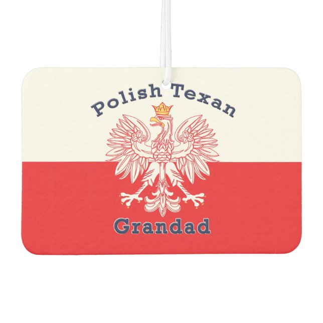 Polnischer Eagle Grandad Autolufterfrischer (Vorderseite)
