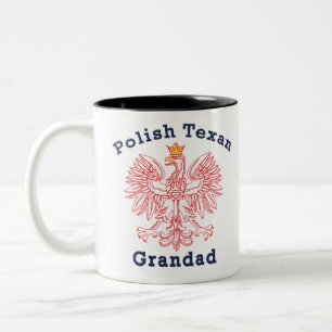 Polnischer Eagle Grandad Zweifarbige Tasse