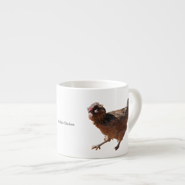Polnischer Hühnchen-Spezialbecher Espressotasse (Vorderseite Rechts)