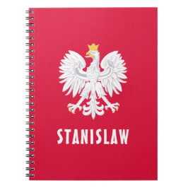 Polnischer Individuelle Name Roter Adler Polska Notizblock